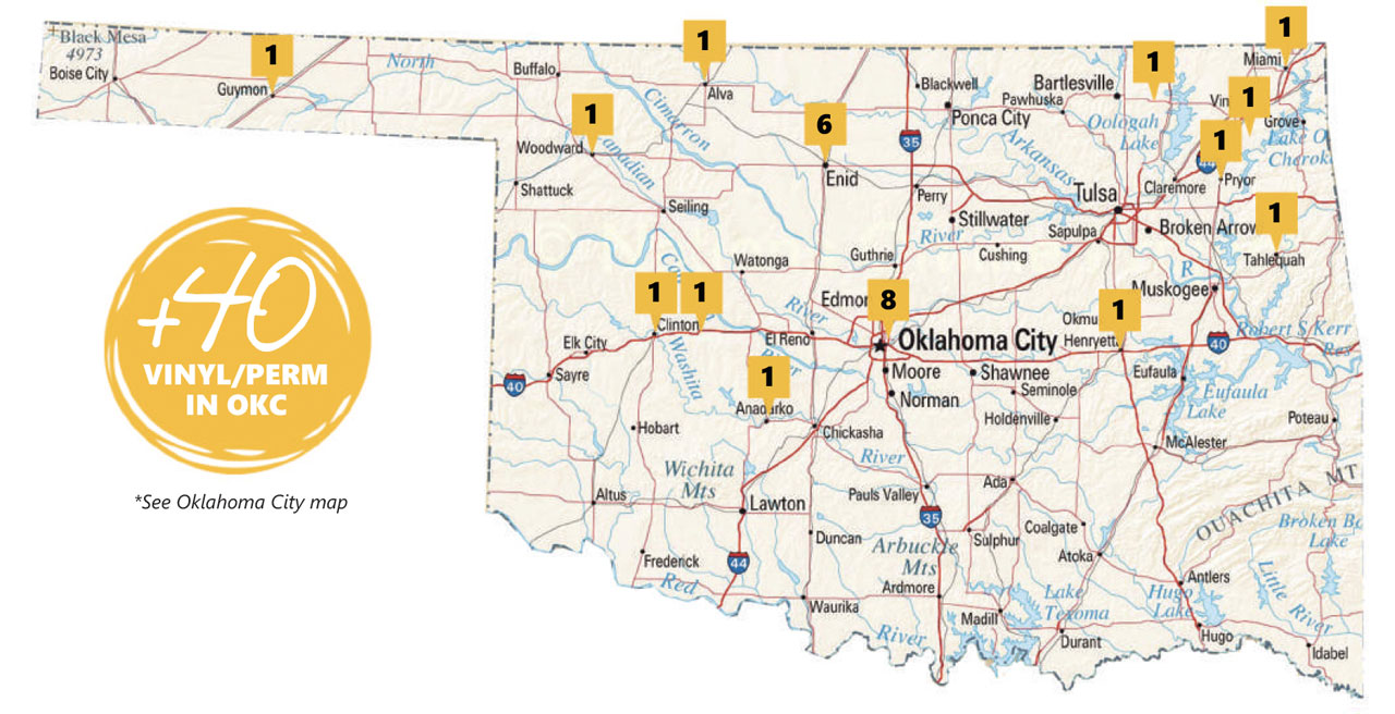 Oklahoma Billboard Locations